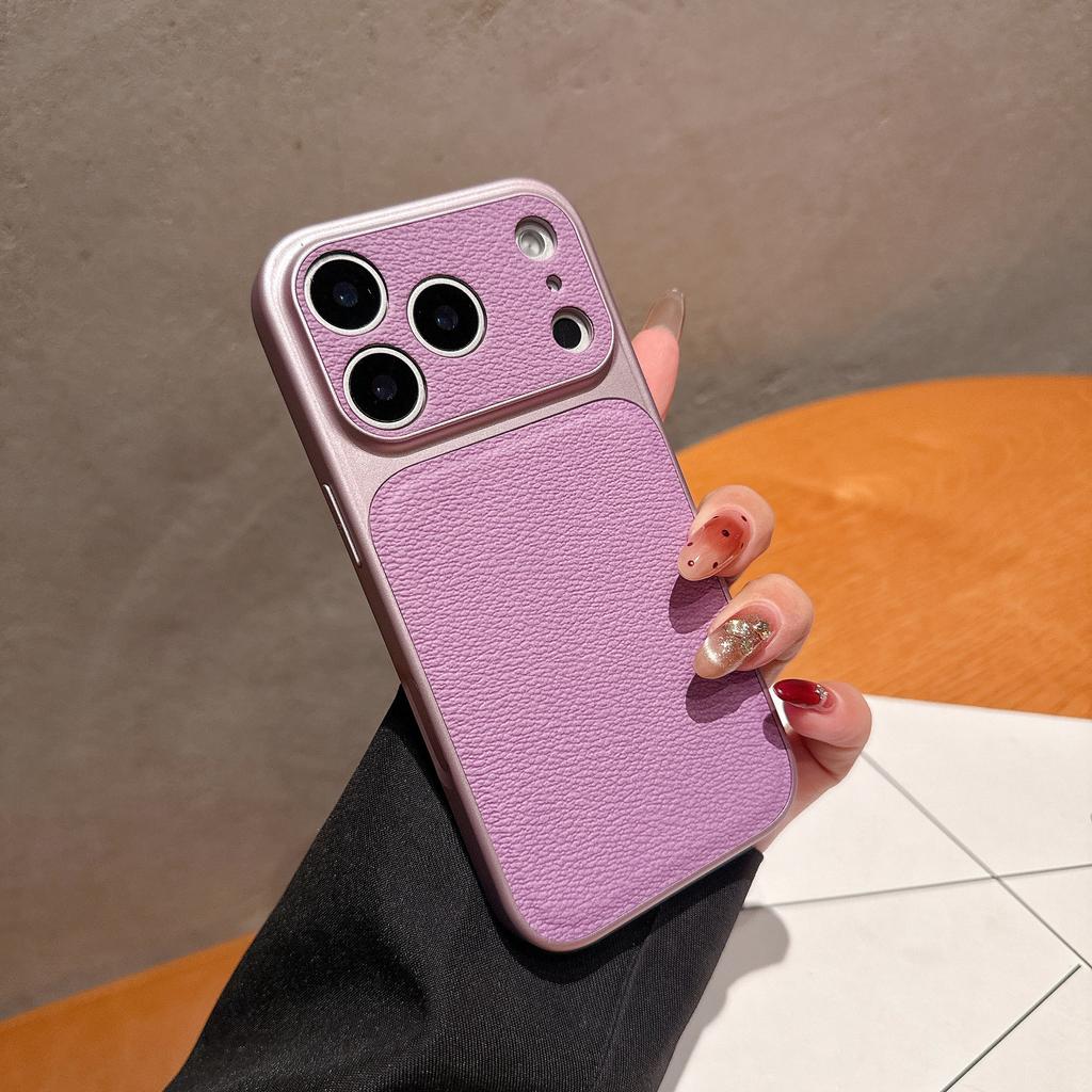 Imitation of the original second change iPhone17promax leather pattern mobile phone case is suitable for Apple 16 all-inclusive anti-drop 15 hard case