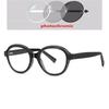 Anti Blue Rays Round Shortsighted Prescription Glasses Women  Spring Hinge Stundent Myopia Spectacles 0 -0.5 -0.75 To -6.0