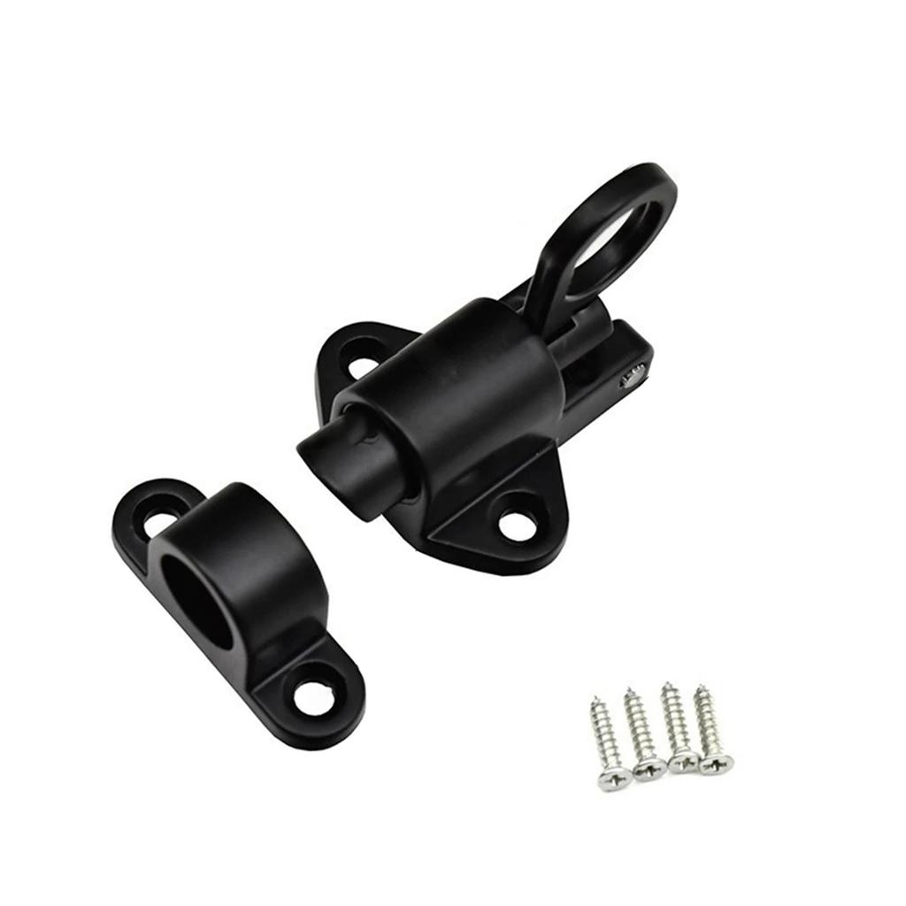 Spring Door Locks Drawer Latching Self-Closing Locks Security Automatic Gate Lock Aluminum Alloy Window Gate Security Pull