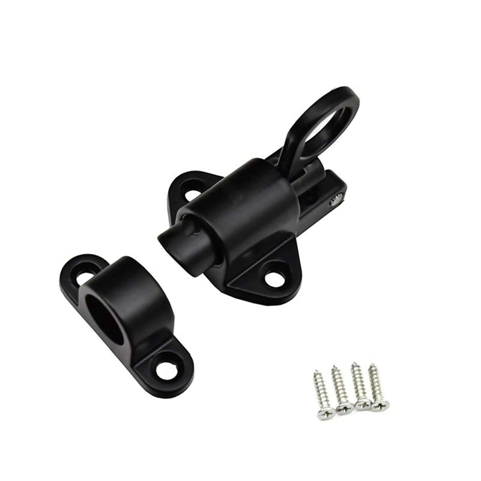 

Automatic SashLock Door Latch Aluminum Alloy Black/white/silver Color Replacement Self-Closing Brand New Home Improvement чорний