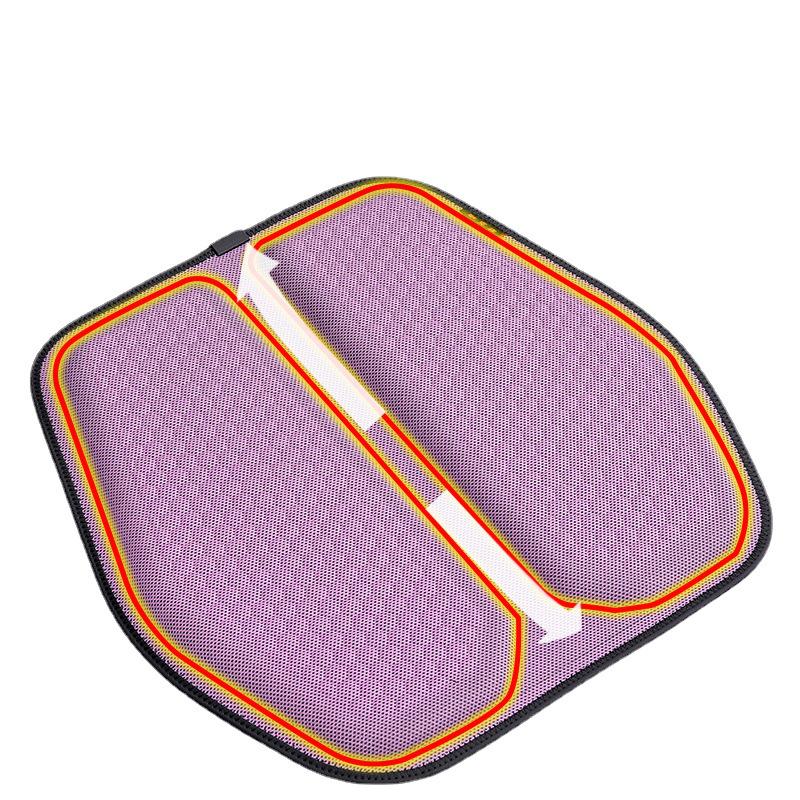 Gel Honeycomb Cooling Seat Cushion: Four Seasons Silicone Comfort Mat for Office or Car