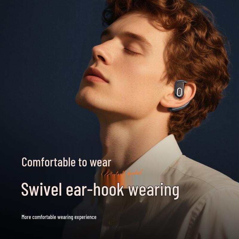 Z70 Wireless 180° Rotating Ear-Hook Bluetooth Headset for Business Open-Ear Design