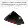 Car Rear View Mirror for Tesla Model Y Juniper 2025 ABS Carbon Fiber Decorative Shell Exterior Accessories Car Rearview Cover