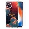 Phone Case For iPhone 17 Air Cases iPhone 16 15 12 13 14 Pro Max SE 7 8 Plus iPhone11 Clear Soft Cover Airplane Pattern