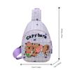 New Capybara Shoulder Bag Cartoon Animal Lightweight Chest Bag Nylon Coin Purse For Kids