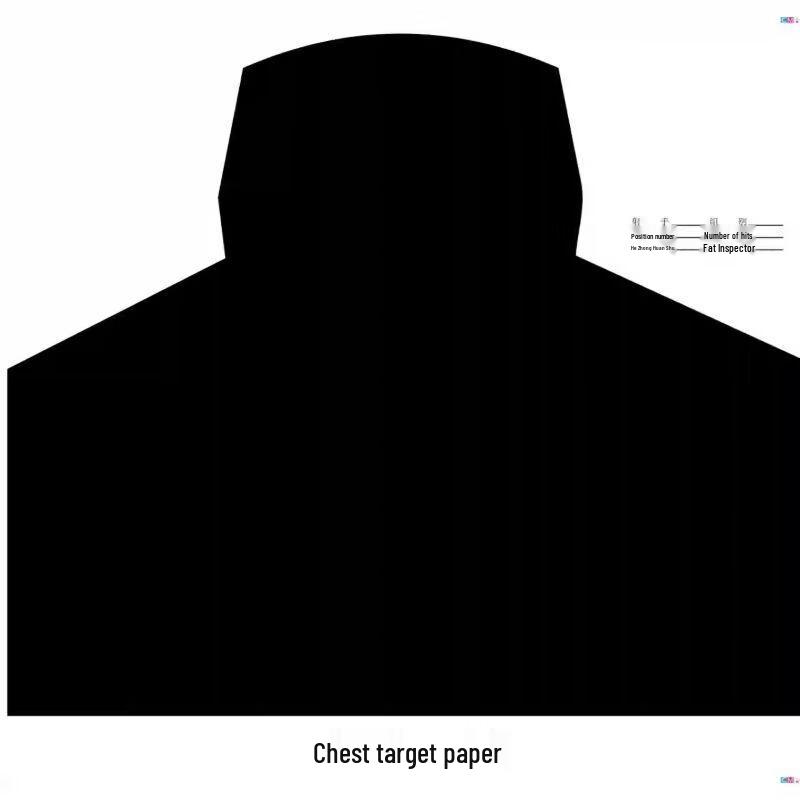 Junshi Half-Body Paper Shooting Target