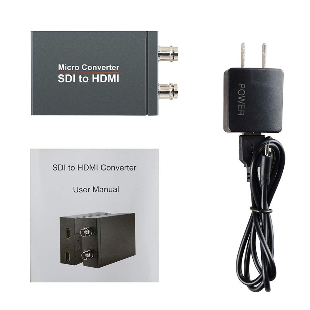 3G SDI To HDMI Converter Adapter Mini 3G HD SDI To HDMI Converter for Support 1080p TV SD HD and 3G SDI Signals