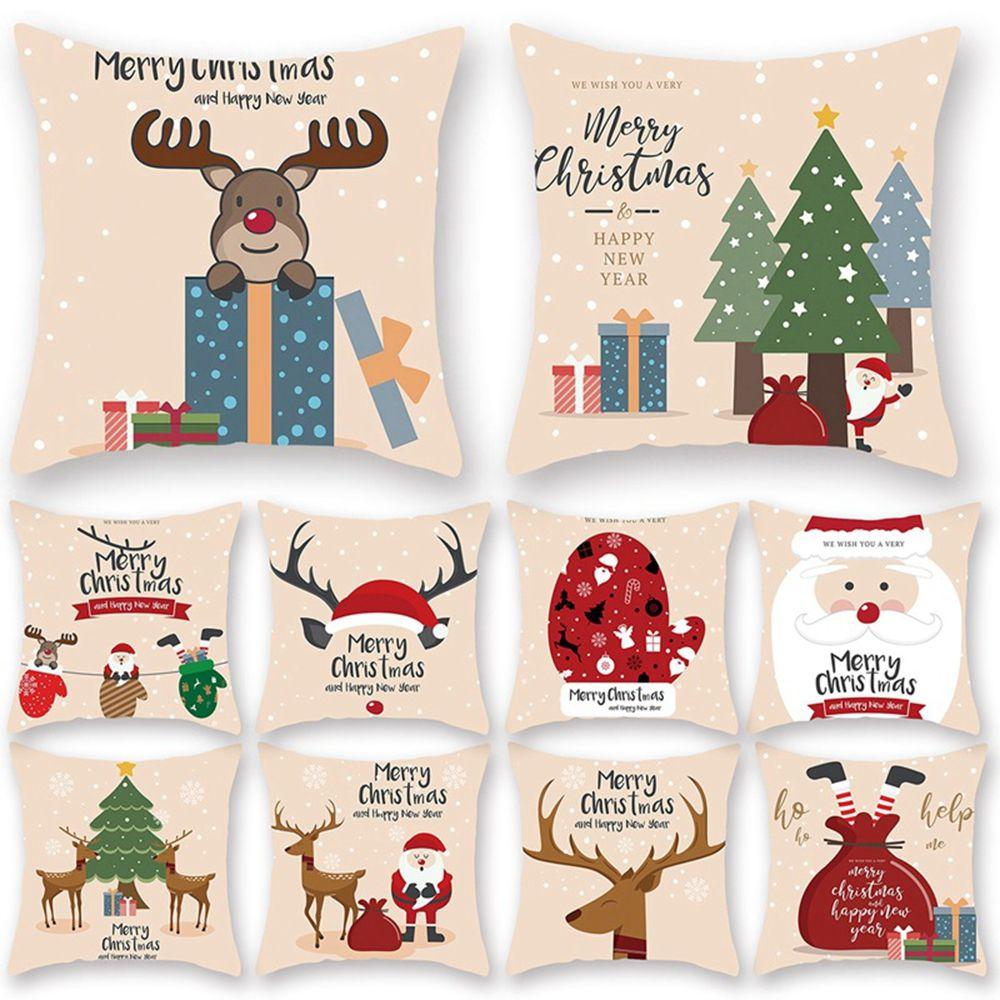 Xmas Gifts Cushion Cover Christmas Decorations christmas pillow cases Christmas Ornaments
