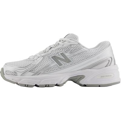 New Balance NB 740 Niedrige Lifestyle-Schuhe für Kinder Weiß Silber GR740WM