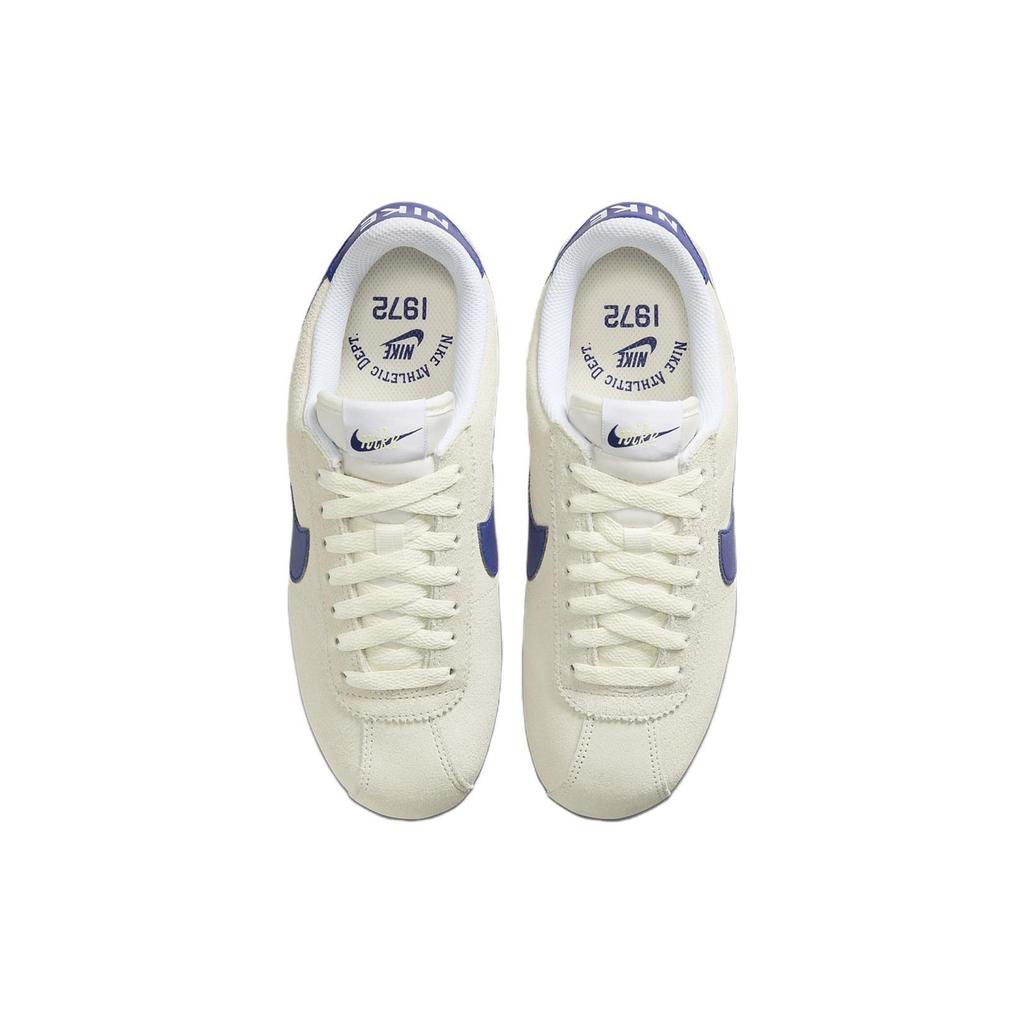 Nike Sneakers da Donna Cortez Dipartimento Atletico Crema Avorio Pallido Blu Reale Profondo FQ8108-110