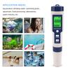 5 In 1 Digital Water Quality Monitor Tester Tds/ec/ph/salinity/temperature Meter For Swimming Pool Drinking Water Aquarium