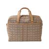 CC Pattern Documents Bag Business Bag Canvas Beige Women F70181 Used