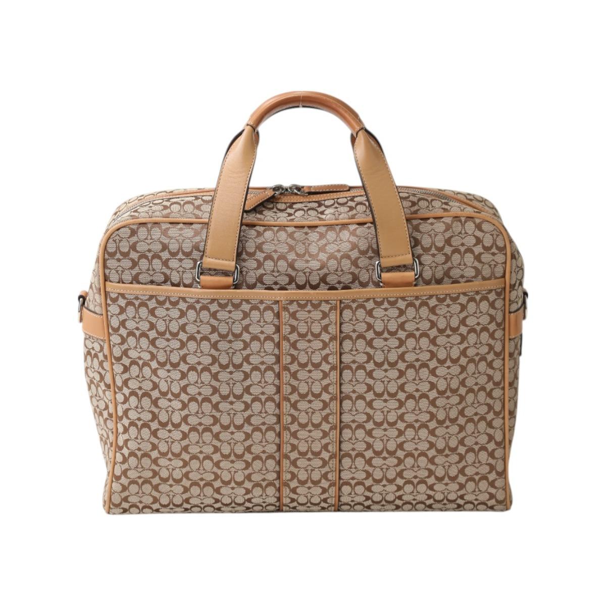 

COACH CC pattern Documents bag Business bag canvas beige Women F70181 Used