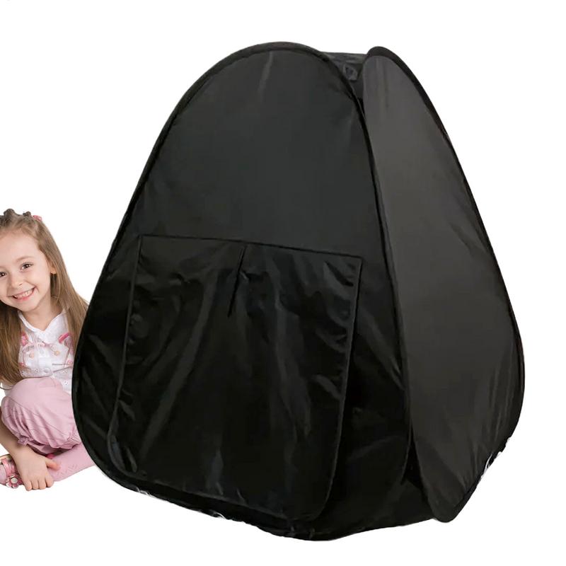 Indoor Tent Foldable Sensory Corner Playhouse Sensory Play Equipment Calm Down Corner Hideaway Play And Sleep Black Tent For belgium