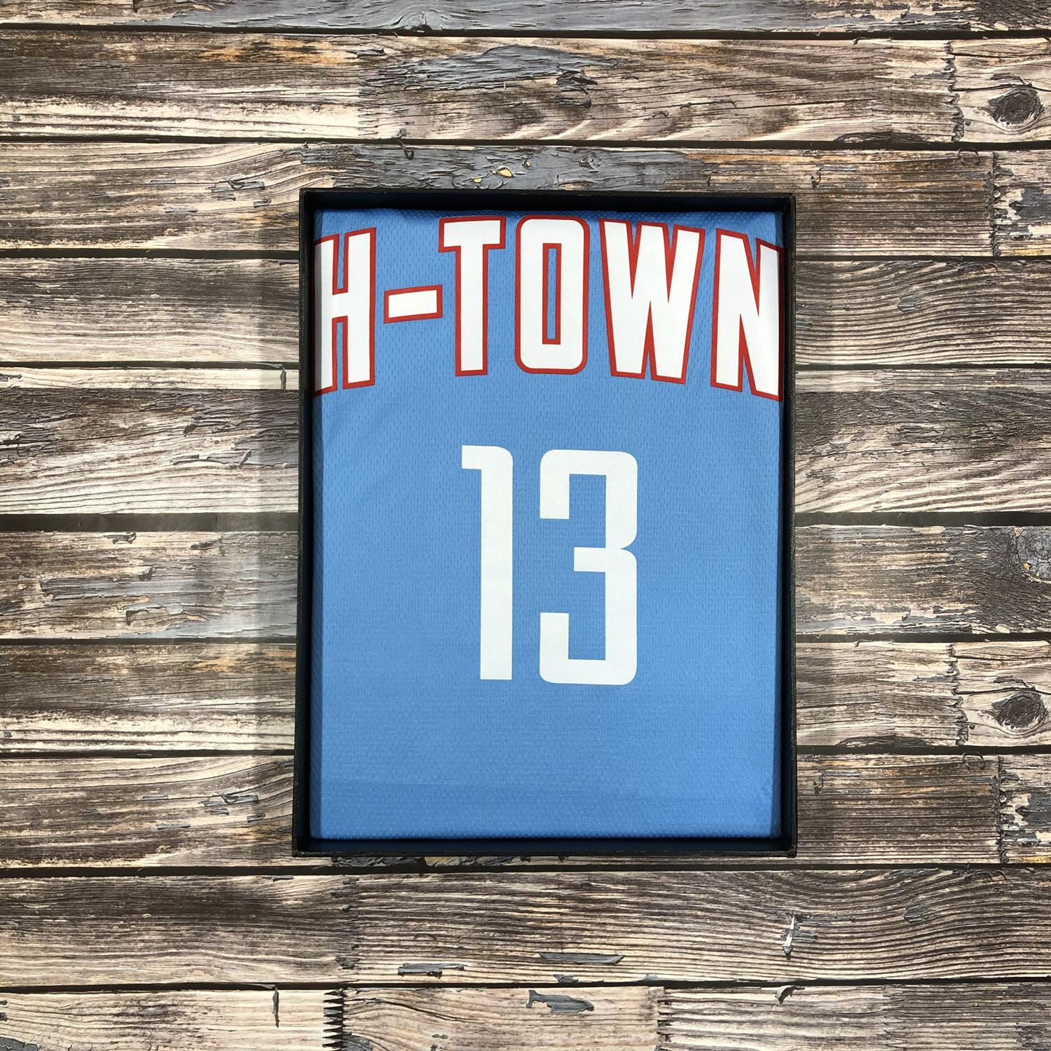 Raketten Nee. 13 Harden Nee. 0 Westbrook Retro City Edition Limited Jersey Vest Hot Pressure Basketbal Heren S