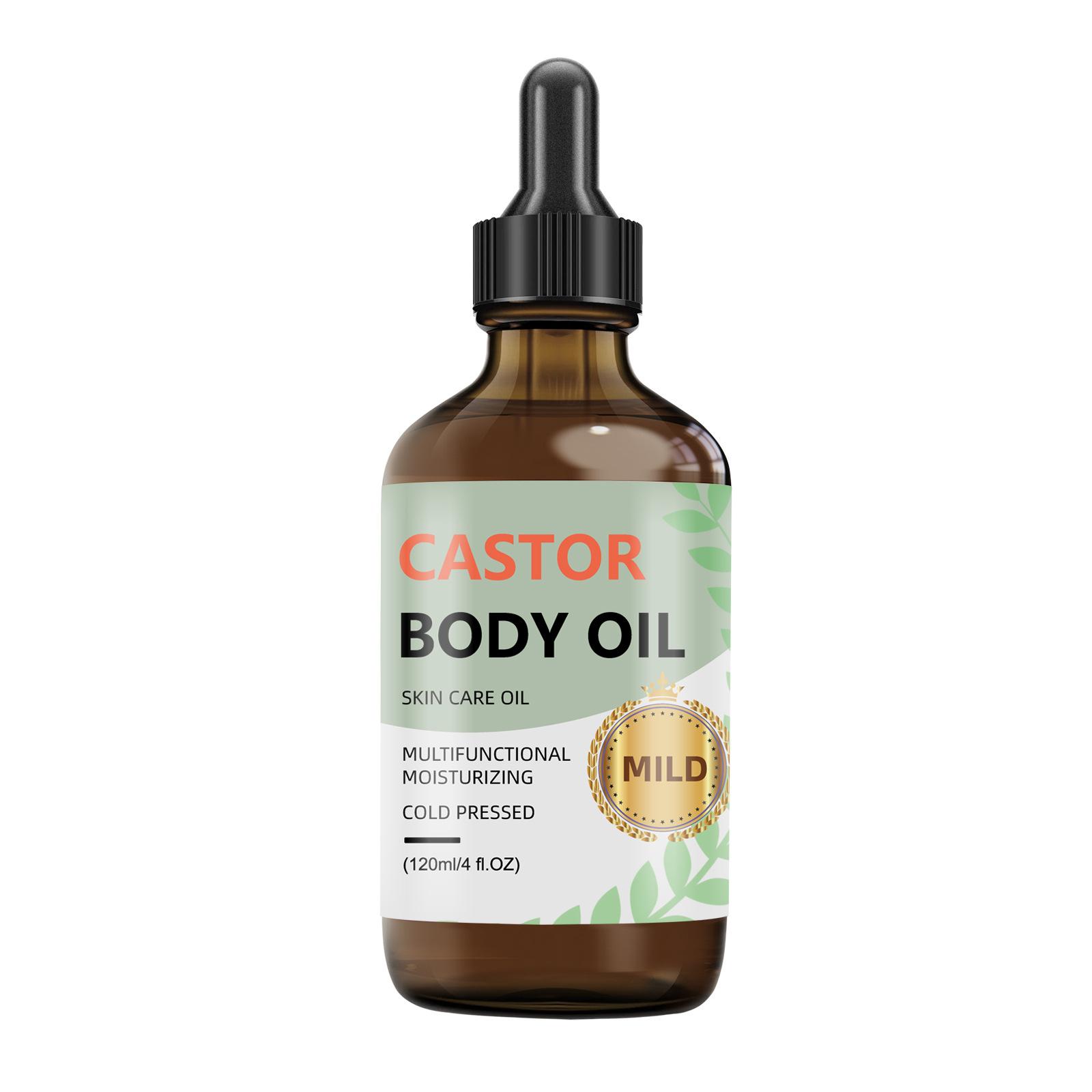 Castor Care Oil Face And Body Care Oil Care Uniform Skin 120ml чёрный