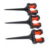 3PCS Garden Hose Guide Spike Water Pipe Positioning Holder Roller Outdoor Yard Irrigation Tool Hose