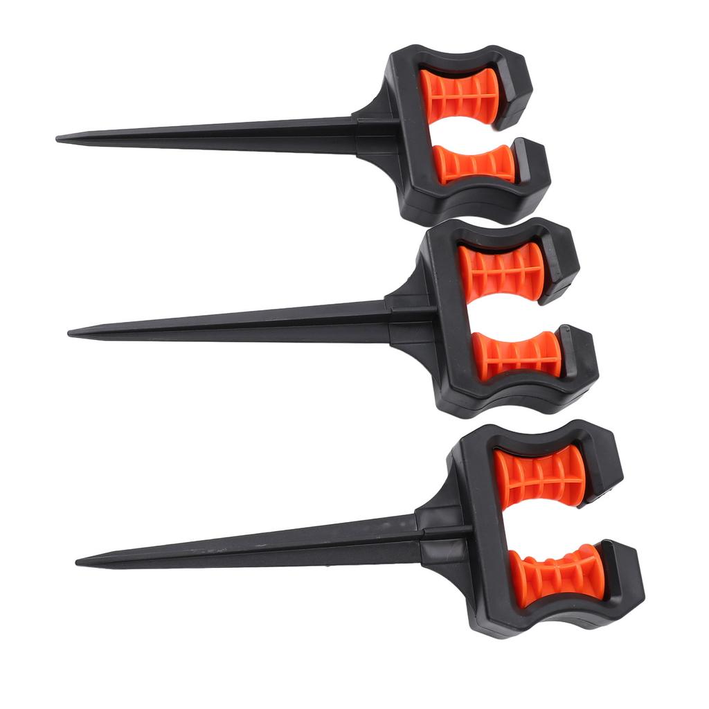 3PCS Garden Hose Guide Spike Water Pipe Positioning Holder Roller Outdoor Yard Irrigation Tool Hose