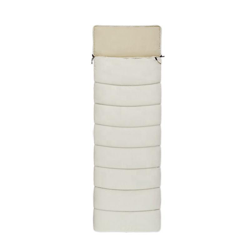 Customer Outdoor Camping LD150 LD250 Patchwork Envelope Sleeping Bag with Removable Hood