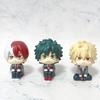 10CM Anime Figure My Hero Academia Midoriya Izuku Bakugou Katsuki Shouto Todoroki Model Ornaments Figure PVC Toy For Kids Gifts