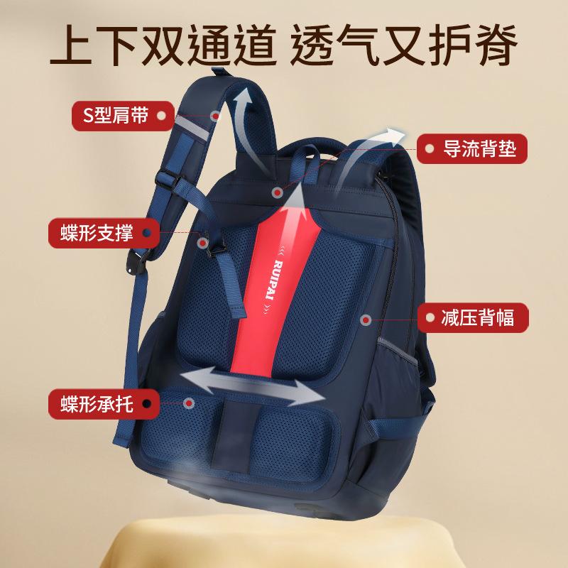 School bag Elementary school boy spine care to reduce the burden Children's school bag Large capacity backpack Fashion