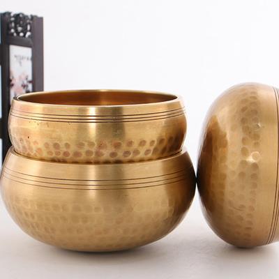 Nepal Handmade Tybet Budda Dźwięk Miska Joga Medytacja Śpiewanie Miska Mosiądz Chime