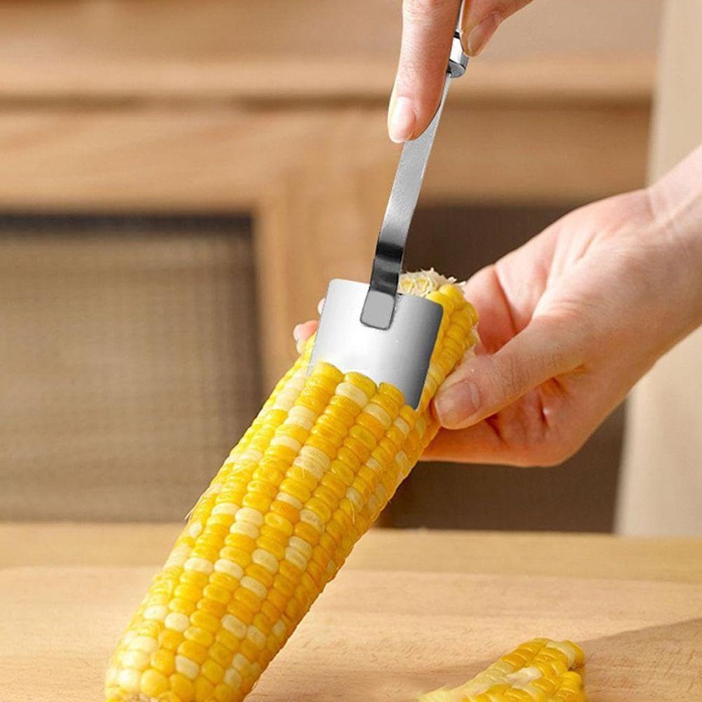 Planer Tool Corn Cob Peeler Stainless Steel Corn Thresher  for Home Kitchens