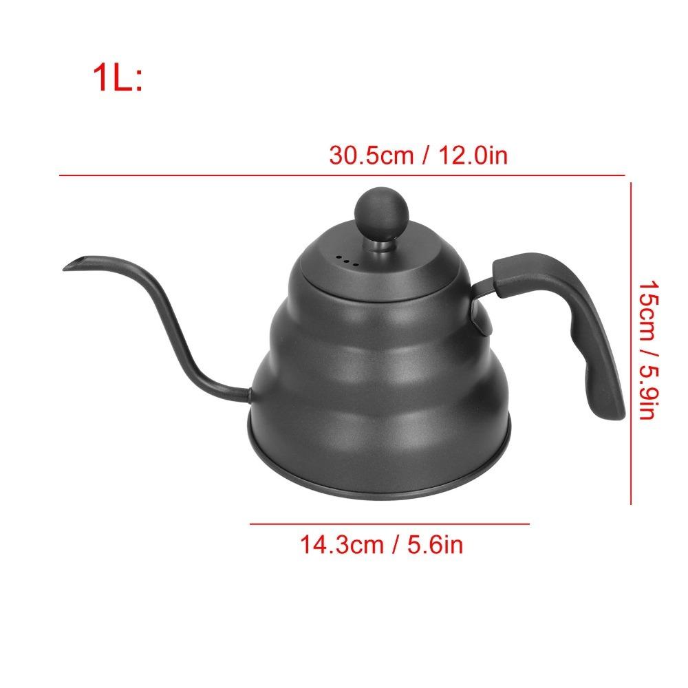 Stainless Steel Gooseneck Kettle 3-Layer Composite Base Coffee Maker Coffee Kettle Home Kitchen