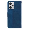 Capa de Telefone Anti-queda para Xiaomi Redmi Note 12 Pro+ 5G Carteira Estampada Capa de Couro Flip