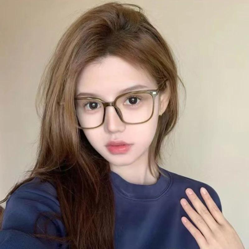 Transparent Computer Glasses Frame Women Men Anti Blue Light Square Eyewear Blocking Glasses Optical Spectacle Eyeglass