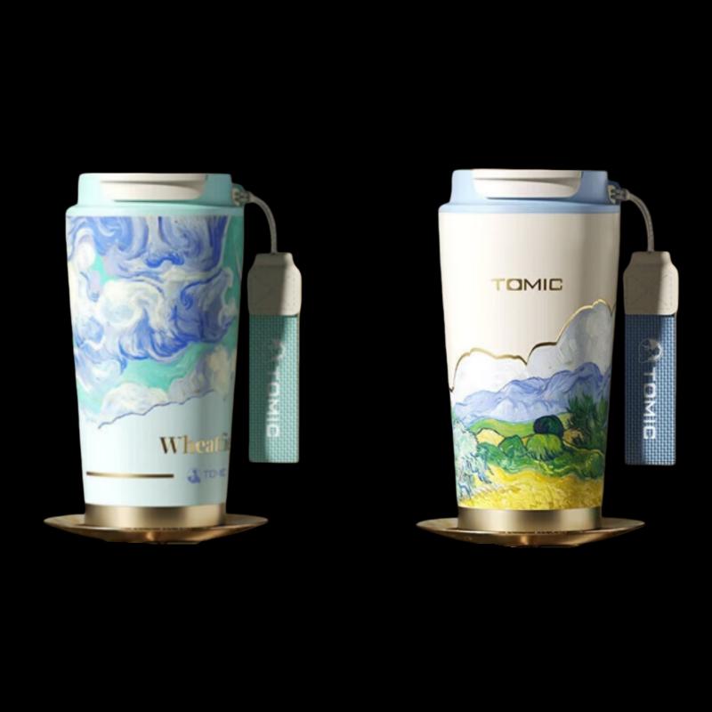 TOMIC Van Gogh Collection 316 Stainless Steel Insulated Coffee Water Bottle
