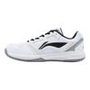 Li Ning Light Feather Slip Resistant Abrasion Resistant Low top Badminton Shoes Unisex White Black AYTT035-4