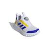 Adidas Activeflex Boa 3.0 Comfortable Versatile Shock Absorbing Durable Low Top Kids Running Shoes Kids Running Shoes White Blue Yellow ID3376