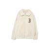 MLB FW23 Boston Red Sox Color Block Logo Long Sleeve Fleece Jacket Unisex Jackets Light-Beige 3AFDV0236-43BRG