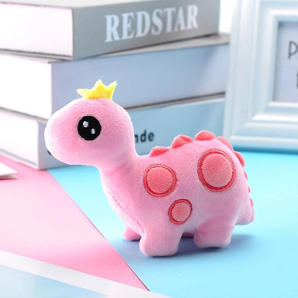 Cute Soft Toy Cartoon Keychain Keyring Plush Pendant Stuffed Toy Dragon Doll Dinosaur Plush Toy