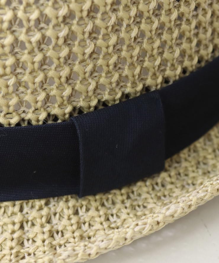 Slámový Plus Letní Klobouk Číslo Světlo [regnuu] Pánský Klobouk, Krajkový Fedora, Velikost, (JP, Velikost, 58.5 cm, Béžová)