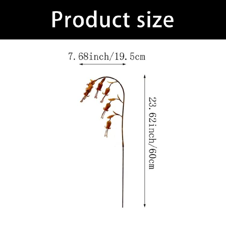 Artistic Iron Garden Stake Metal Sculpture Patio Decoration Fit for Indoor Outdoor Spaces Sculpture Simple Installation