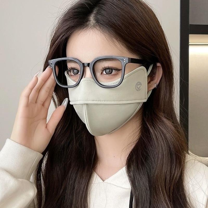 Women'S Warm Face Mask, Thickened For Autumn And Winter, Protects Eyes And Corners, Windproof For Cycling And Outdoor Use