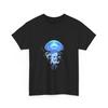 Blue Jellyfish 'Go With The Flow' Tee | Ocean, Nautical Graphic, T-Shirt Gift