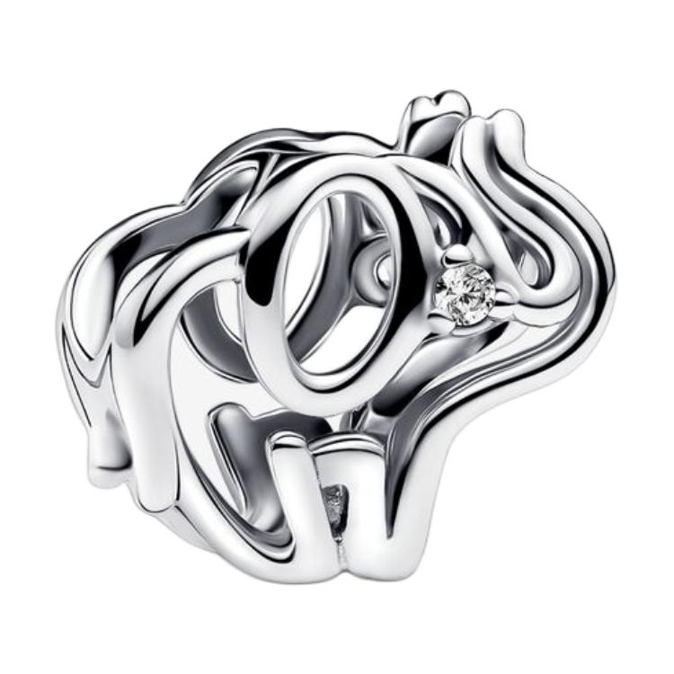 Pandora Openwork Elephant Pendant Women pendant Silver 793345C01 Box