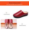 Women's Waterproof Non-Slip Winter Shoes - Comfortable Leather Slippers for Mid-Aged & Elderly