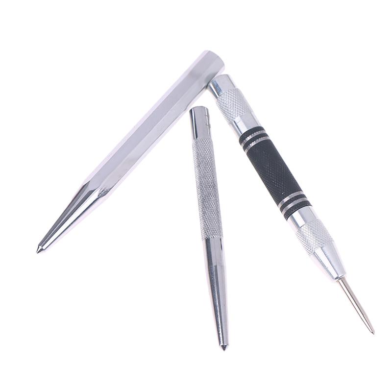 Centre Punch Metal Hardened Cr-V Steel Spot Dot Center For Metal Positioning Drill Hole Bit Drill Locator Hole Punch Hand Tools