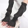 Fashion Summer Women Sun Protection Sleeves Ruffles Elegant Silk Lace UV Thin Sleeves Bow-knot Cycling Driving Arm Sleeves