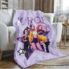 K-Pop Girl Group Blanket Single Sided 2D Print Soft Flannel Fleece Throw Blanket for Bed Couch Sofa Trendy Kpop Vibe for Fans