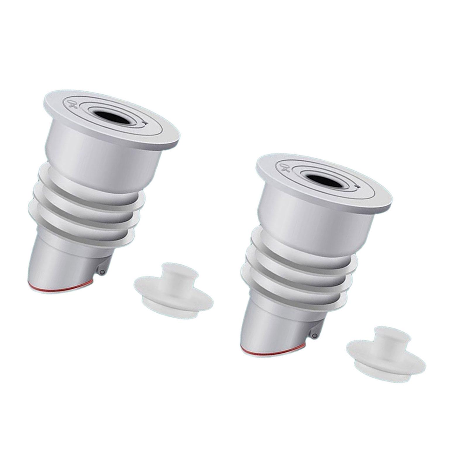 

Упаковка из 2 уплотнительных колец для сливного шланга стиральной машины против запаха, заглушки для покрытия напольной трубы, уплотнительные кольца для канализационной трубы для дома A