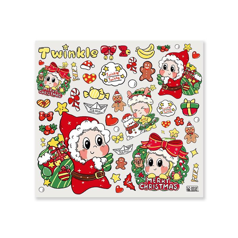 Sky Bestseller Christmas Star Embossed Cartoon Sticker - Cute DIY Decorative for Phone