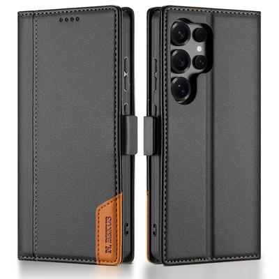 High End Business Leather Sle Magnetic Flip Case for Samsung Galaxy S26 Ultra S25 Plus S24 FE S23 S22 S21 S20 Wallet Bag Card Slot Shockproof Cover