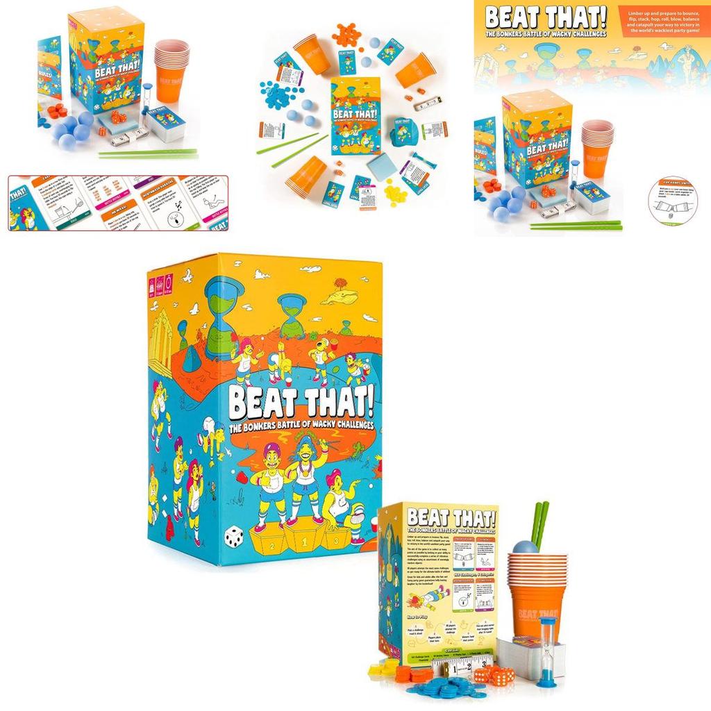 Hilarious Beat That Board Game For Families Kids Adults With 160 Crazy Challenges