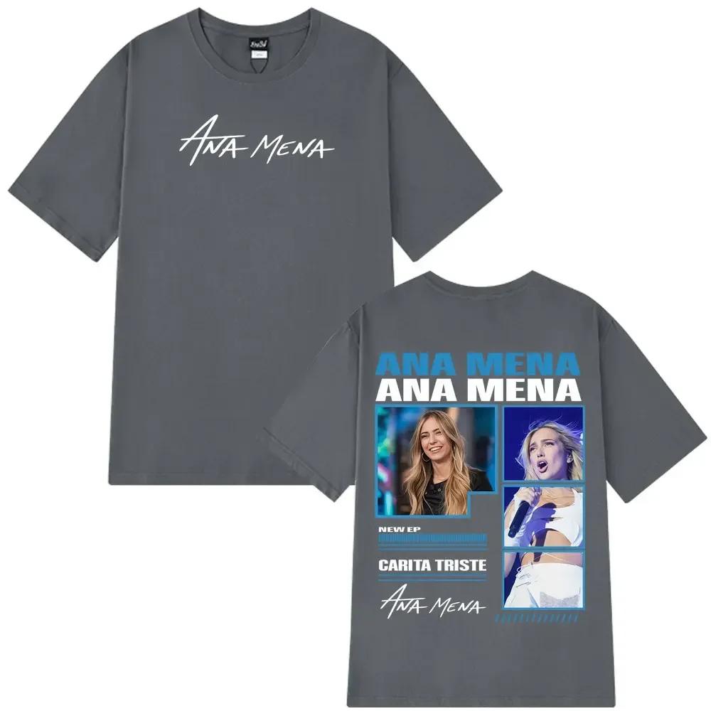 Singer Ana Unisexa Tour 2026 New Album T Shirt Unisex Wounisexs Cotton Oversized Tshirts Casual  Aesthetic Fashion Tshirt Streetwear Bl