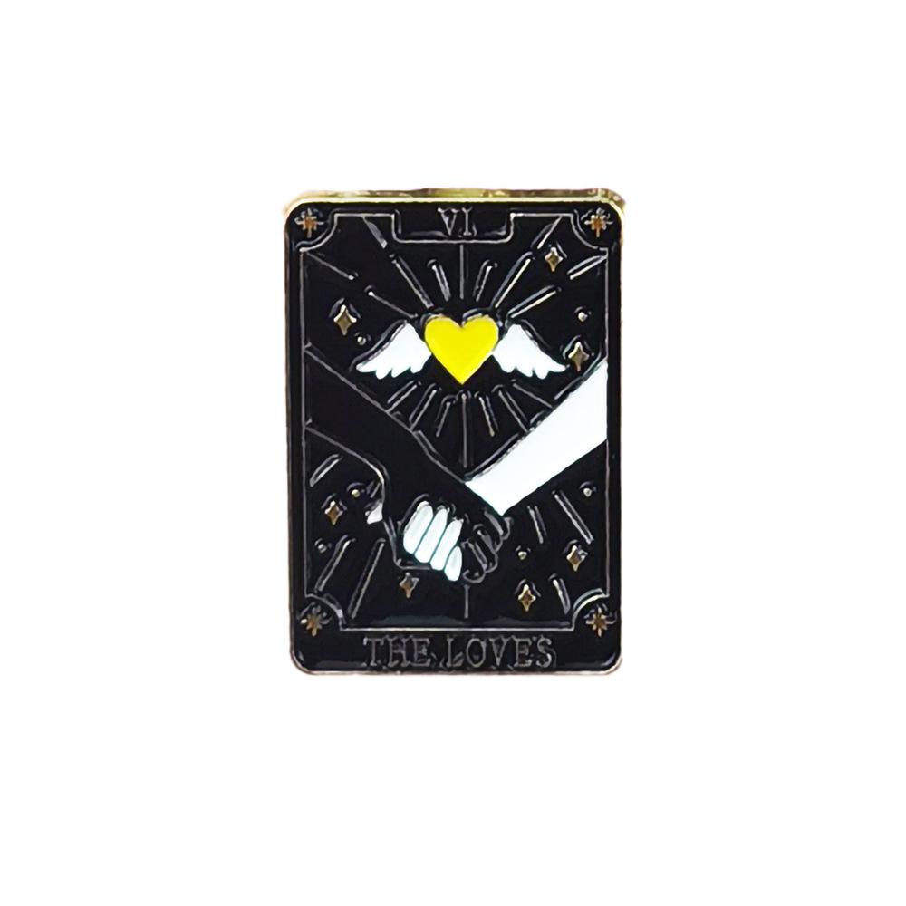 Card Series Brooch Pin for Backpack Decoration